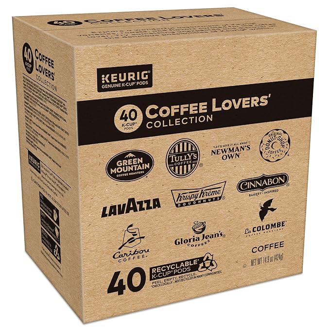 Keurig® Coffee Lover's Collection Variety Pack, Keurig Single Serve K-Cup Pods, 40ct